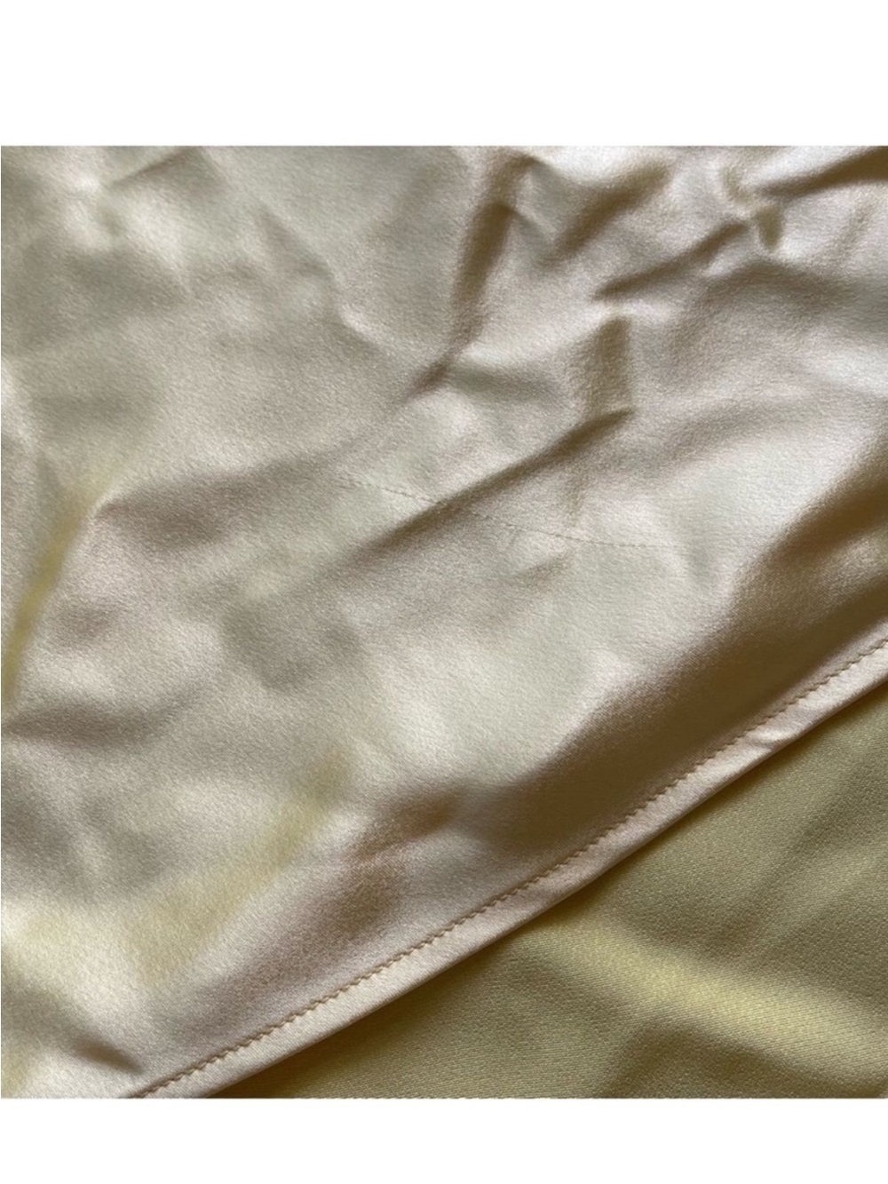SAU Lee Penelope Satin Gown Maxi Dress in Popcorn Yellow size 10 - Picture 10 of 10